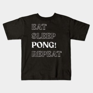 Eat Sleep Pong Repeat! It's Mahjong Time Mahjongg Fans Kids T-Shirt